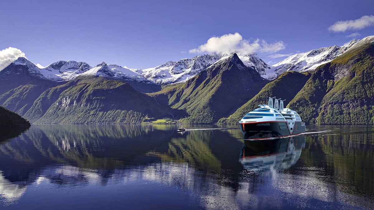 Hurtigruten Norway has released the design and specs for its first zero-emission cruise ship, which should sail along Norway's coast starting in 2030. VARD Design