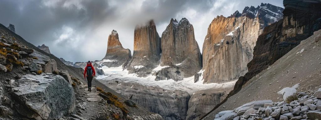Image of diverse expedition destinations featuring glacial lakes and rugged trails.