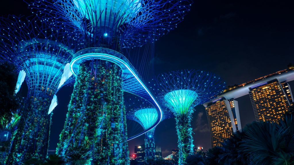Singapore by night